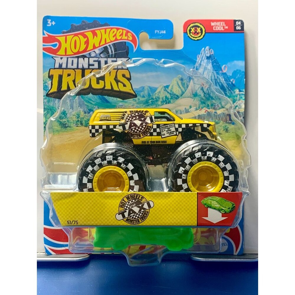 Hot Wheels Monster Trucks Wheel Cool Die-Cast Vehicle